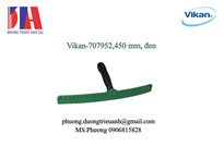  Vikan-707952,450 mm, đen