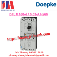 Aptomat CBR 3 pha Doepke DFL 8 160-4 / 0.03-A Hz60