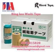 Băng keo Rinrei tape Washi No 110, #112, 140, 138, 133,121,161, 152B