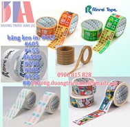 Băng keo in Rinrei Tape #625 #605 #655 #655S #250 #285 #155 #849G