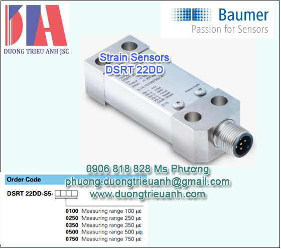 Baumer sensor DSRT 22DD | Bộ khuếch đại Baumer DSRT 22DD - CÔNG TY