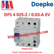 Bộ ngắt mạch dòng Doepke DFS 4 025-2 / 0.03-A EV