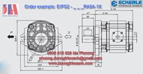 Bơm Eckerle EIP S2 - 011 RA34 -1X S111 | Eckerle pumps EIP S2 - 011 RA34 -12 S111 | Bơm thủy lực EIP S2 - 011 RA34 chính hãng Đức ( Germany)