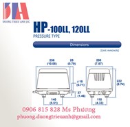Bơm HIBLOW HP-100LL (120 VAC ) chính hãng | HIBLOW VP-7045