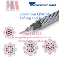 Cáp thép Teufelberger QS816V 28mm DX 1960 N/mm² | Teufelberger Evolution QS816V Cranes