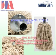 Cây lau nhà sợi Hillbrush - Size 12 Item 12PY (Hillbrush 12PY Economy Yarn Mop Head - Size 12)