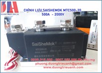 Chỉnh lưu Saishemok MTC500-20 500A  - 2000V | Saishemok MTC500 chính hãng tại Việt Nam | Thyristor Saishemok 2000V MTC500-20 