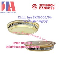 Chỉnh lưu Semikron SKN6000/04 có sẵn giao ngay |  SKN 6000/04 Diode Discretes E35 (D60x8) VF1,20V 14kA