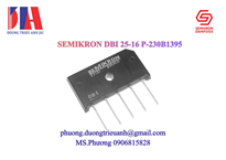 Chinh lưu cầu 3 pha SEMIKRON DBI 25-16 P-230B1395(có sẵn)