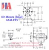 Động cơ khí nén Gast 4AM-FRV-63A chính hãng USA | Air Motors (Small) 4AM-FRV-13C Gast