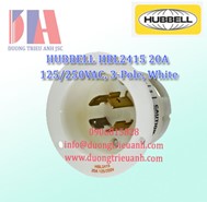 HUBBELL HBL2415 20A 125/250VAC, 3-Pole, White