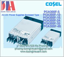 Nguồn Cosel PCA300F-48 336W 48V 7A | Cosel PCA300F-12 324W 12V 27A | Cosel PCA300F-24 336W 24V 14A