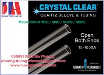 Ống thạch anh Crystal Clear ™ cho đèn UV | Vỏ thạch anh: MEGATRON ® M50 / M90 / M150 / M250