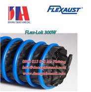 Ống vải mềm Flexadux Flex-Lok 300W đen và xanh dài 25'