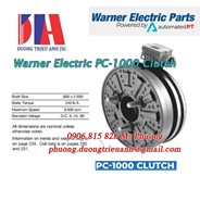 Phanh thắng PC-1000 Warner Electric | Bộ ly hợp Warner Electric PC-1000 | Warner Electric PC-1000 Clutch