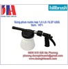 Súng phun nước Hillbrush WF01 | Hillbrush HF2 loại 2,8lit / 0,74 USG | Súng Hillbrush HF1 loại 1,4 Lít / 0,37USG