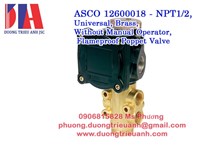 Van điện từ ASCO 12600018 - NPT1 / 2 Đồng thau chống cháy | ASCO việt Nam | Van ASCO 12600018 chính hãng