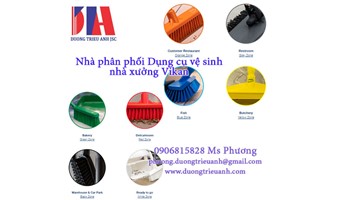 Tại sao dụng cụ vệ sinh nhà xưởng cần phân chia màu cho từng khu vực để sử dụng??? Vikan chính hãng Denmark