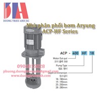 Aryung ACP-HF Series | Bơm làm mát Aryung ACP-1100HF19 | Aryung ACP-600HF18