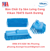 Bàn Chải Cọ Sàn Lưng Cong Vikan 70473 Xanh Dương