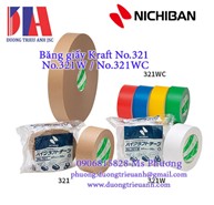 Băng giấy Kraft Nichiban No.321 | Nichiban No.321W | Nichiban No.321WC