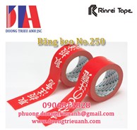 Băng keo Rinrei Tape #285 cảnh báo (50mmx30m) | Băng keo Rinrei Tape #285AT | Nhà phân phối Rinrei Tape chính hãng