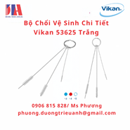 Bộ Chổi Vệ Sinh Chi Tiết Vikan 53625 Trắng