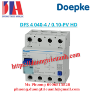 Bộ ngắt kết nối dòng Doepke DFS 4 040-4 / 0.10-PV HD