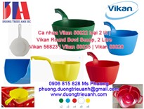 Ca nhựa Vikan 56822 loại 2 lít | Vikan Round Bowl Scoop, 2 Litre |  Vikan 56823 | Vikan 56825 | Vikan 56826