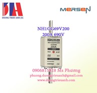 Cầu chì Mersen NH1GG69V200 (200A 690V 39.5mm)