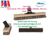 Chà sàn gỗ vikan 3654 loại cứng gỗ 305mm | Deck Scrub, FSC 100% NCCOC-059222, 305mm, Hard, Wood Item 3654 Vikan