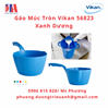 Gáo Múc Tròn Vikan 56823 Xanh Dương