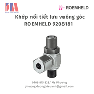 Khớp nối tiết lưu vuông góc ROEMHELD 9208181