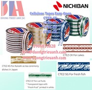 Nichiban Cellulose Tapes Easy-Open | Nichiban tape CTEZ-CK | Nichiban CTEZ-SG | Băng keo Nichiban CTEZ-CF