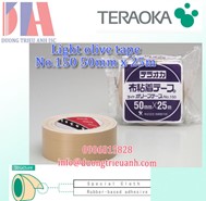 Teraoka Light olive tape Tape No.150 (50mmx25m) | Băng keo Teraoka No.150