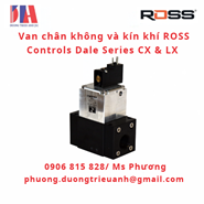 Van chân không và kín khí ROSS Controls Dale Series CX & LX