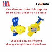 Van khóa an toàn tích hợp mở từ từ ROSS Controls 15 Series