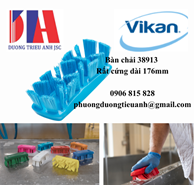 Vikan 38913 UST Hand Brush, 176 mm, Hard, Blue