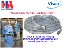 Vòi nước lạnh Vikan 93325  1/2 "(Q), 15000 mm | Vikan Item 93325 Cold water hose, 1/2"(Q), 15000 mm, White 