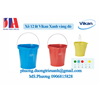 Xô 12 lít Vikan Xanh vàng đỏ 