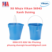 Xô Nhựa Vikan 56943 Xanh Dương